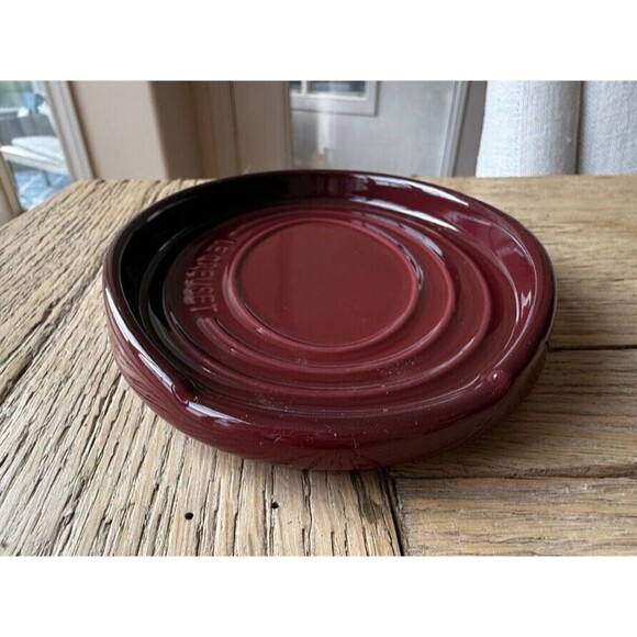 NEW Le Creuset Stoneware Oval Spoon Rest Rhone - Picture 3 of 4